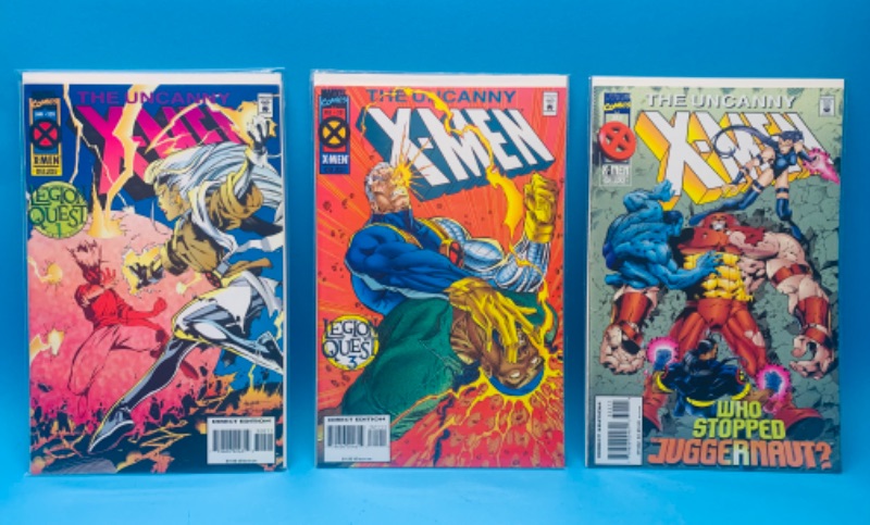 Photo 1 of 986506… 3 X-men comics in plastic sleeves 