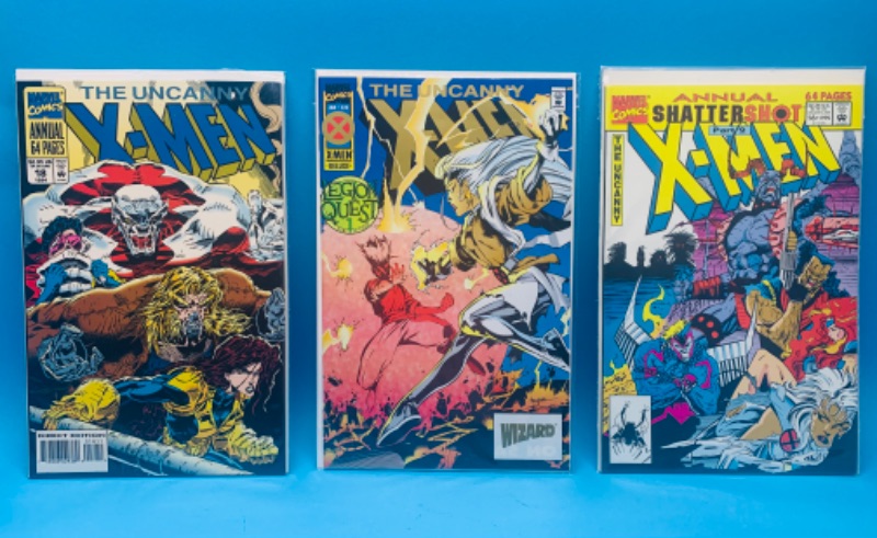 Photo 1 of 986507… 3 X-men comics in plastic sleeves 