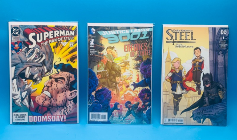 Photo 1 of 986512… 3 comics all #1’s in plastic sleeves 