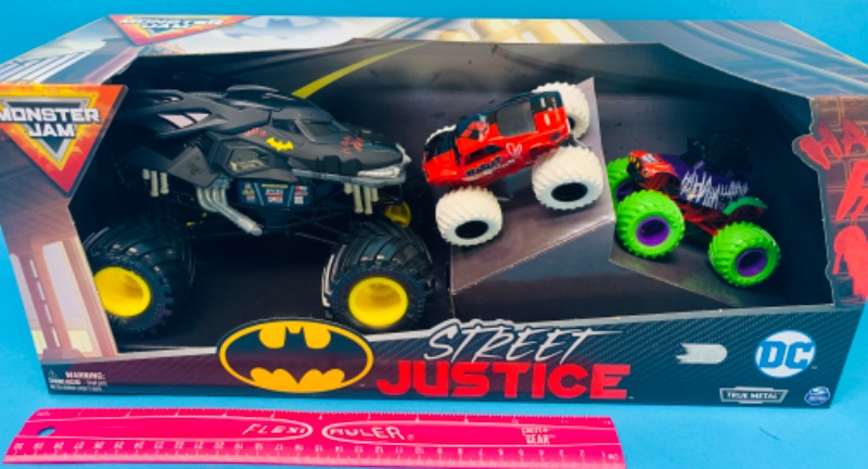 Photo 1 of 986632…. Monster jam Batman street justice metal truck toys 