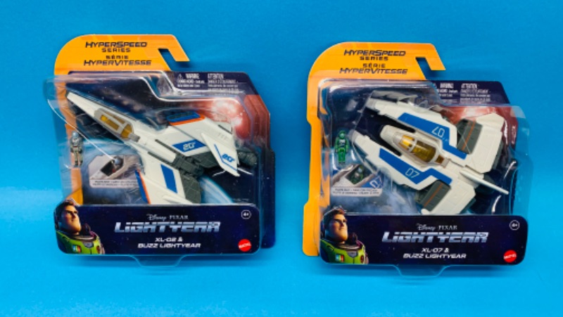 Photo 1 of 986701… 2 Disney lightyear hyperspeed series plane toys 