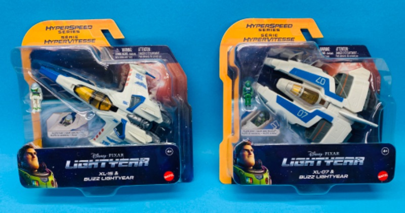 Photo 1 of 986704… 2 Disney lightyear hyperspeed series plane toys 