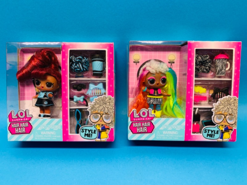 Photo 1 of 986705…2 LOL Surprise hair hair hair dolls 
