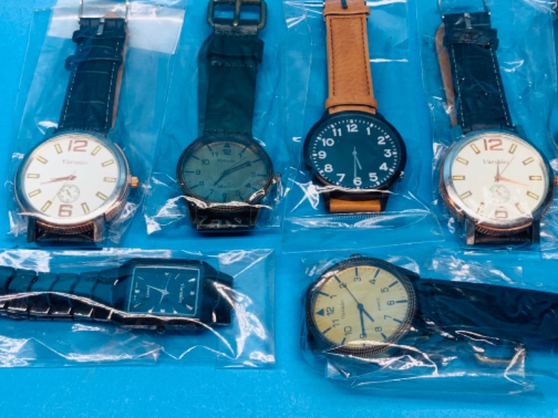 Photo 3 of 986753… 10 mens fashion watches-will need batteries replaced -in gift box