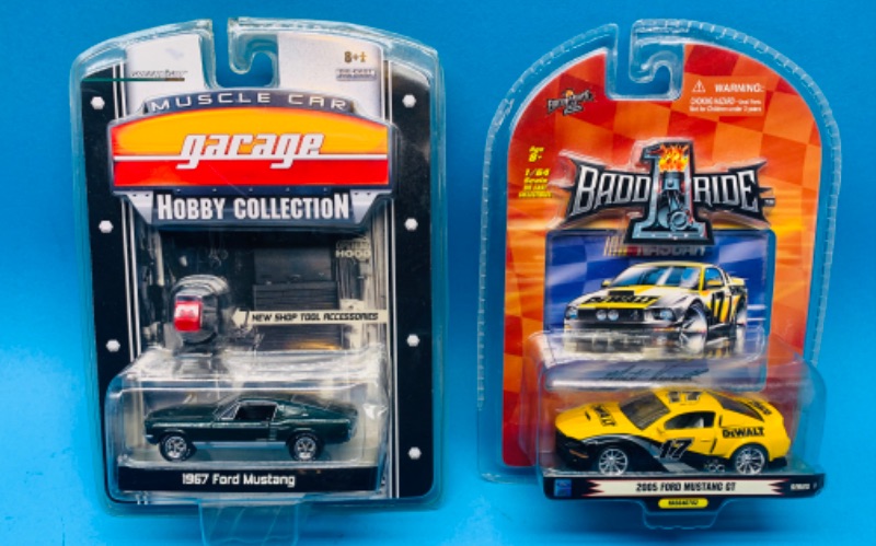 Photo 1 of 986772…2 die cast Ford Mustangs 