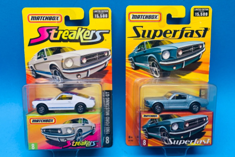 Photo 1 of 986773…2 matchbox superfast Mustang GT cars with boxes