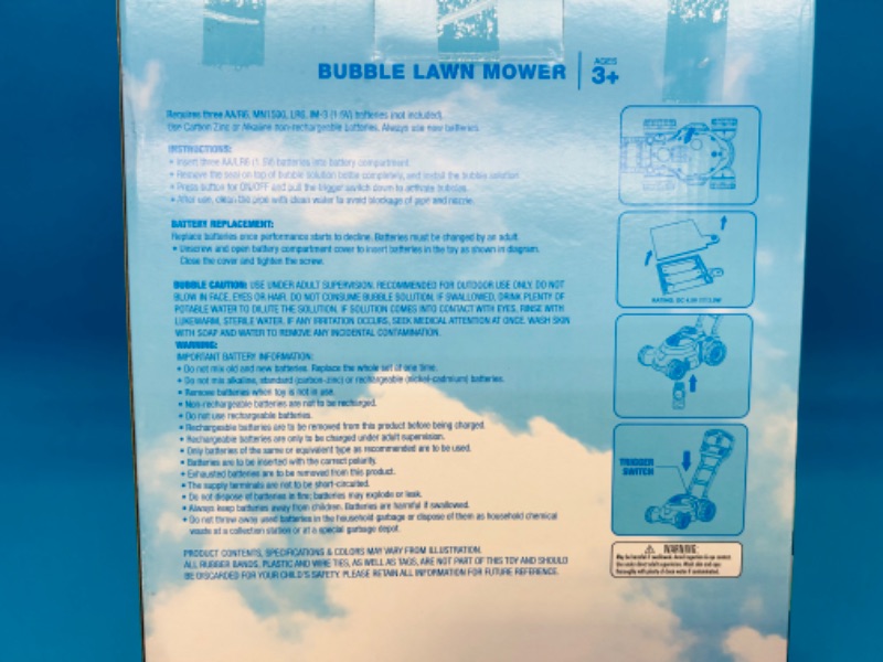 Photo 2 of 986859…light up bubble lawn mower 
