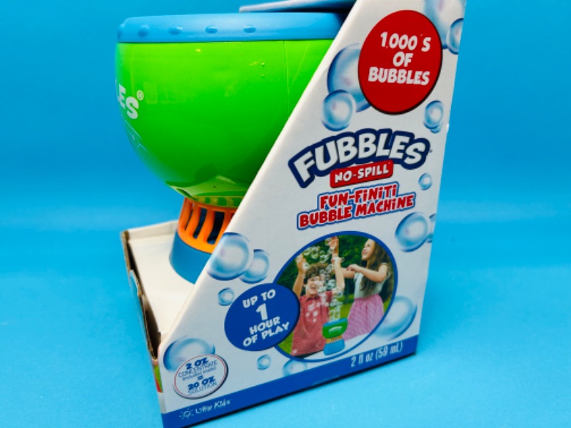 Photo 2 of 986860…Fubbles no spill fun finiti bubble machine 