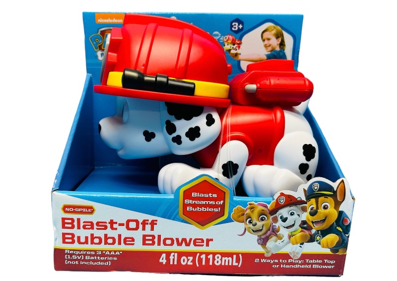 Photo 1 of 986861…Paw Patrol blast off bubble blower