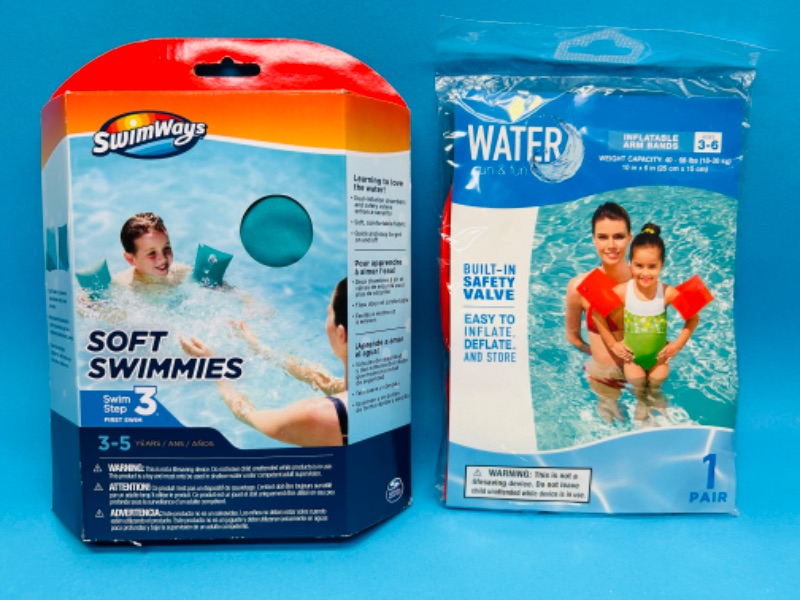Photo 1 of 986865…inflatable arm band swimmies 