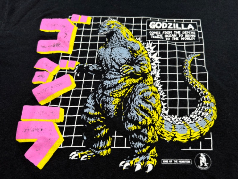 Photo 2 of 986894…size XL used  Godzilla t-shirt 