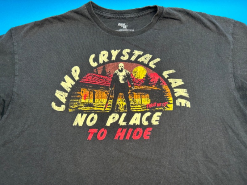 Photo 1 of 986898…size 2X used Friday the 13th t-shirt 