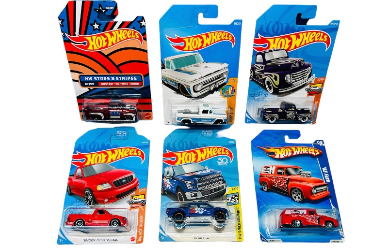 Photo 1 of 986914… 6 hot wheels die cast trucks 