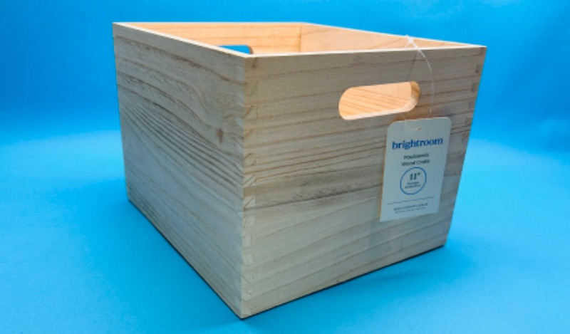 Photo 1 of 986920…11” Paulownia wood crate 