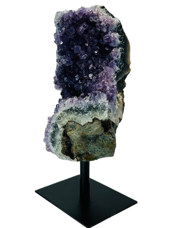 Photo 1 of 986930…7” amethyst crystal rock on stand -height includes display stand 