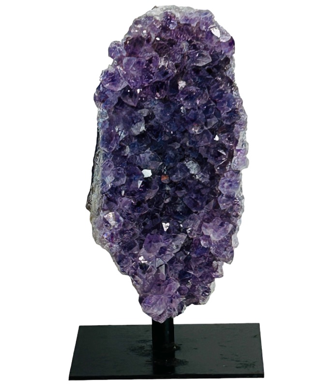 Photo 1 of 986932…6”  amethyst crystal rock on stand -height includes display stand 