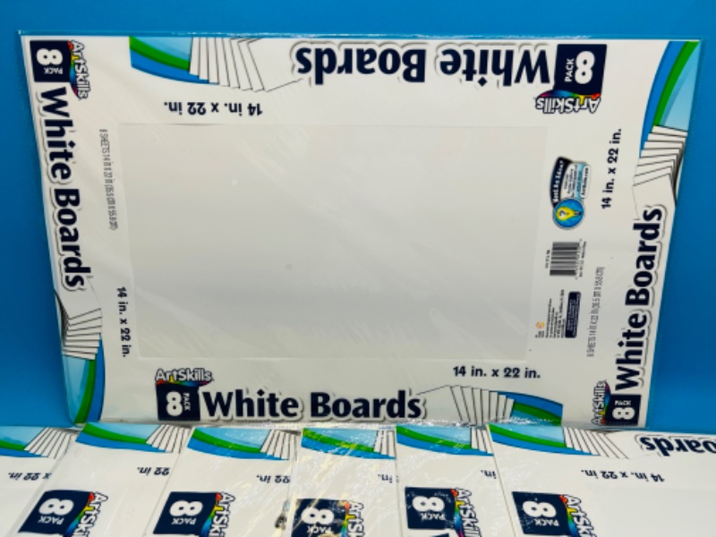 Photo 2 of 986970…8 artskills white boards 8 in each 14 x 22 inch