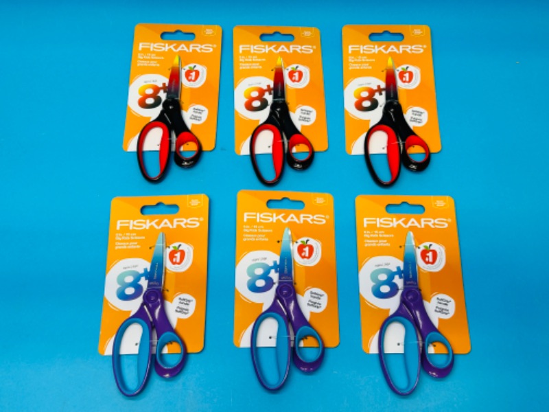 Photo 1 of 986984…  6 pairs of kids scissors 