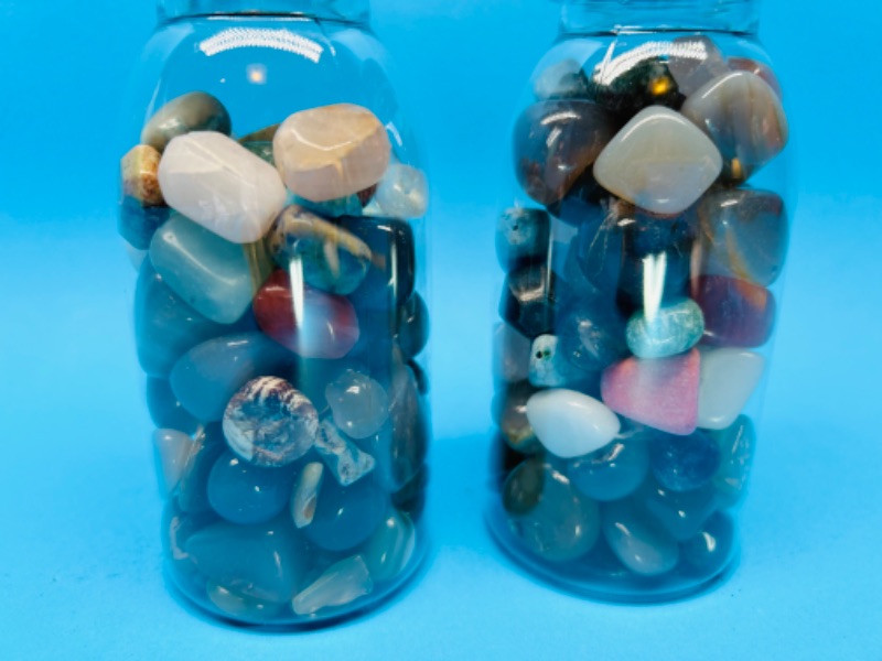 Photo 2 of 986992…2 bottles of polished rocks 5” each