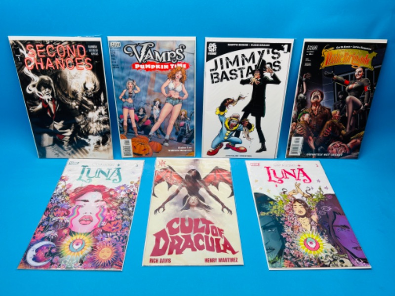 Photo 1 of 986998… mature readers only-7 comics in plastic sleeves 