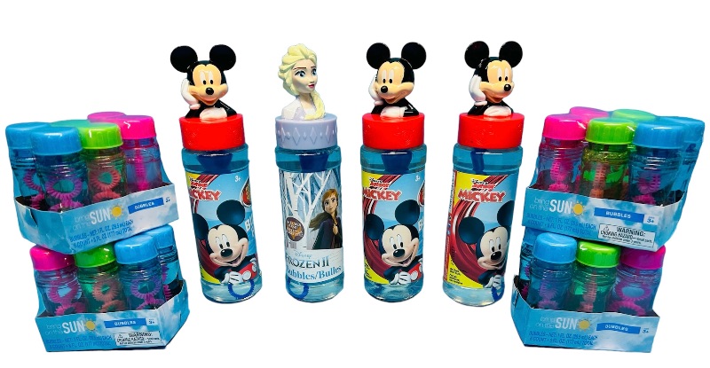 Photo 1 of 987026…Disney bubbles and 4 packs of mini bubbles 