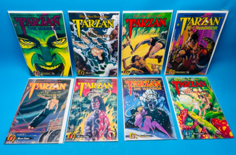 Photo 1 of 987085…8 Tarzan comics in plastic sleeves 
