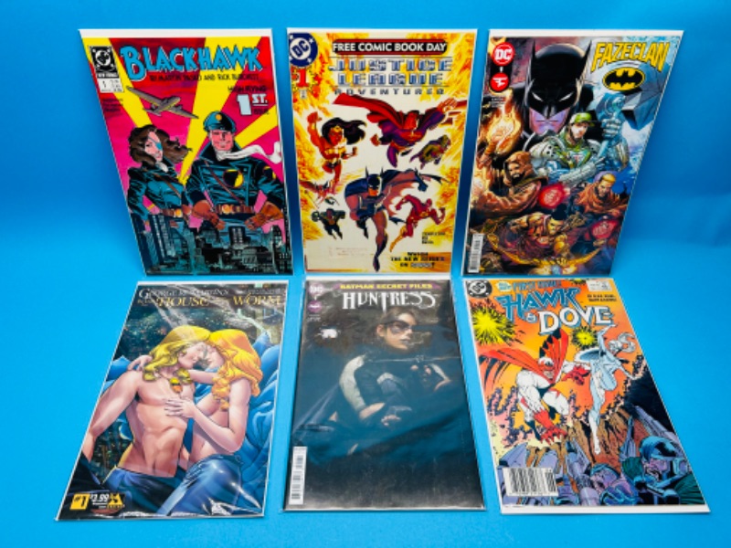 Photo 1 of 987090…6 comics all #1’s in plastic sleeves 