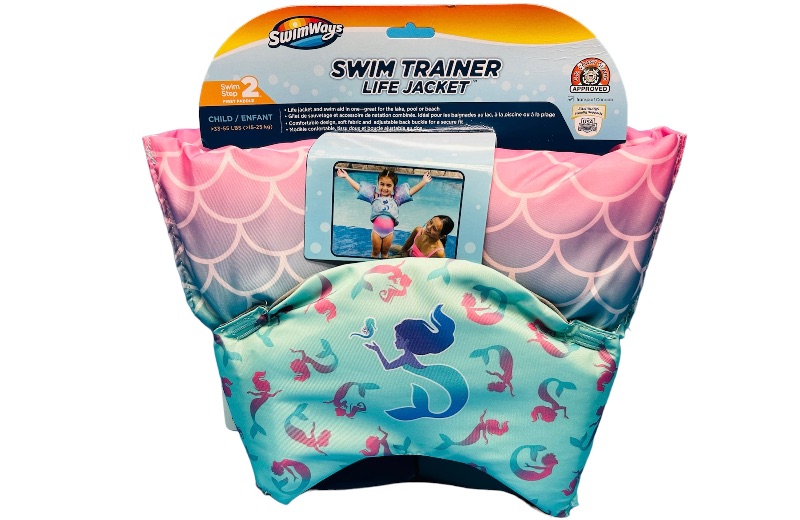 Photo 1 of 987126…swimways swim trainer life jacket for child 33-55 pounds