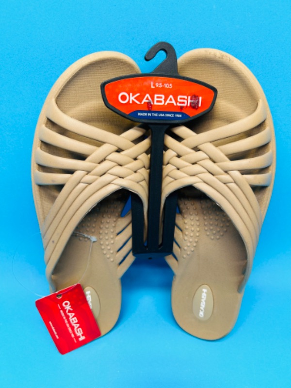 Photo 1 of 987146…Okabashi ladies size L 9.5-10.5 sandals 