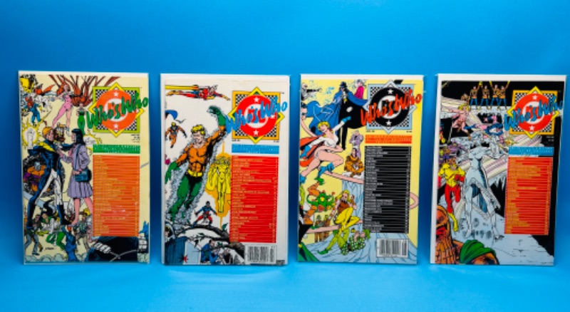 Photo 1 of 987252… 4 who’s who comics in plastic sleeves 