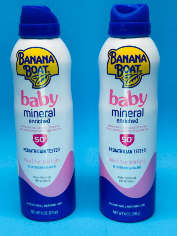 Photo 1 of 987263…2 baby 50+ mineral enriched sunscreen sprays 