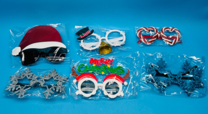 Photo 1 of 987288… 6 holiday novelty eye glasses 