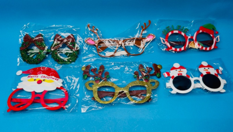 Photo 1 of 987289…6 holiday novelty eye glasses 