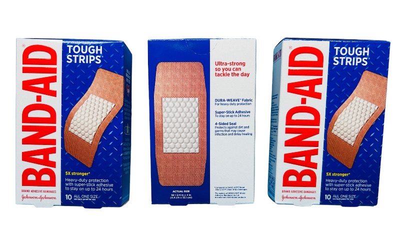 Photo 1 of 987303…3 boxes of bandaids tough strips large bandages 