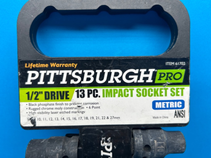 Photo 2 of 987354…Pittsburgh 1/2 inch drive impact sockets 