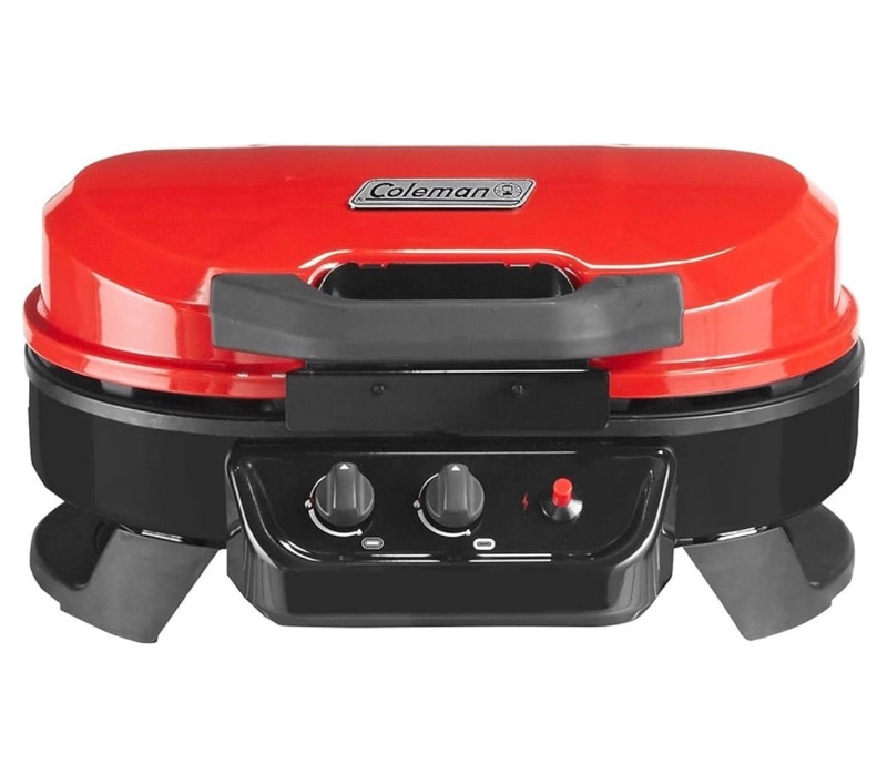 Photo 5 of 987368…Coleman tabletop propane grill with griddle plate and options propane bottle attachment 