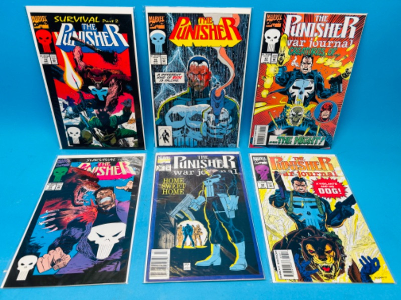 Photo 1 of 987369…6 punisher comics in plastic sleeves 