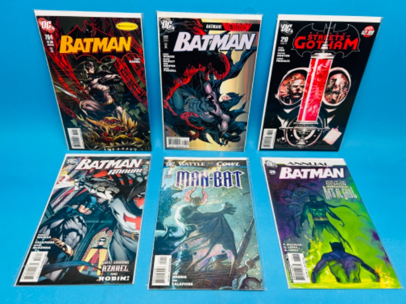 Photo 1 of 987377…6 Batman  comics in plastic sleeves 