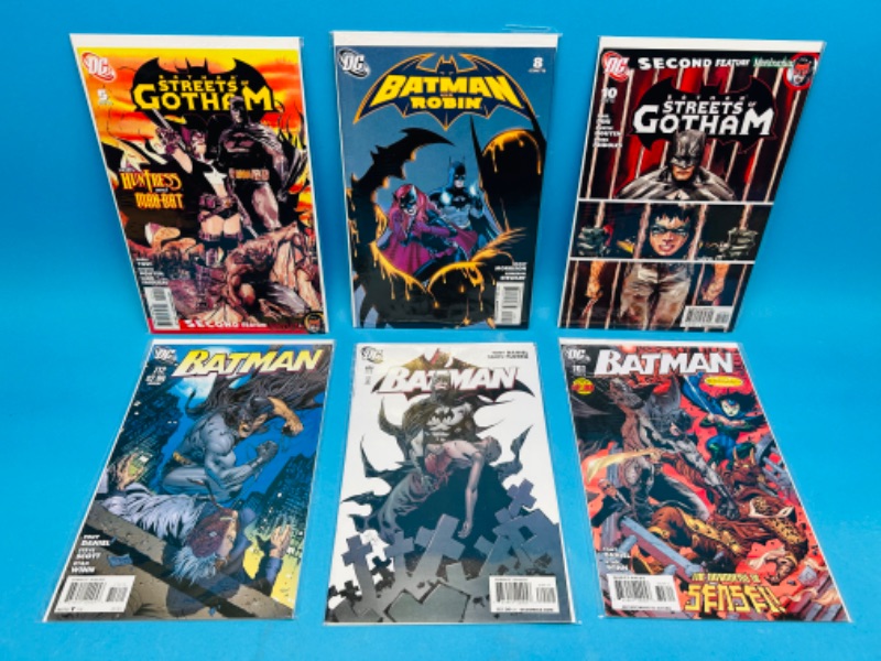 Photo 1 of 987379…6 Batman  comics in plastic sleeves 