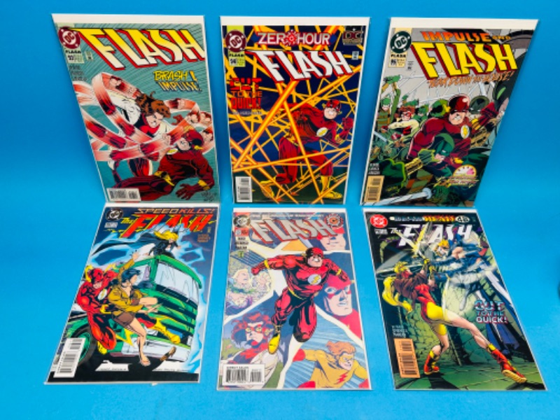 Photo 1 of 987382…6 flas  comics in plastic sleeves 