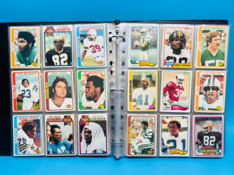 Photo 9 of 987383…243 mixed football cards from the 1970’s in binder- some may have wear from age 