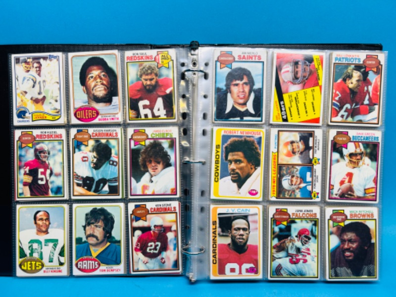 Photo 11 of 987383…243 mixed football cards from the 1970’s in binder- some may have wear from age 