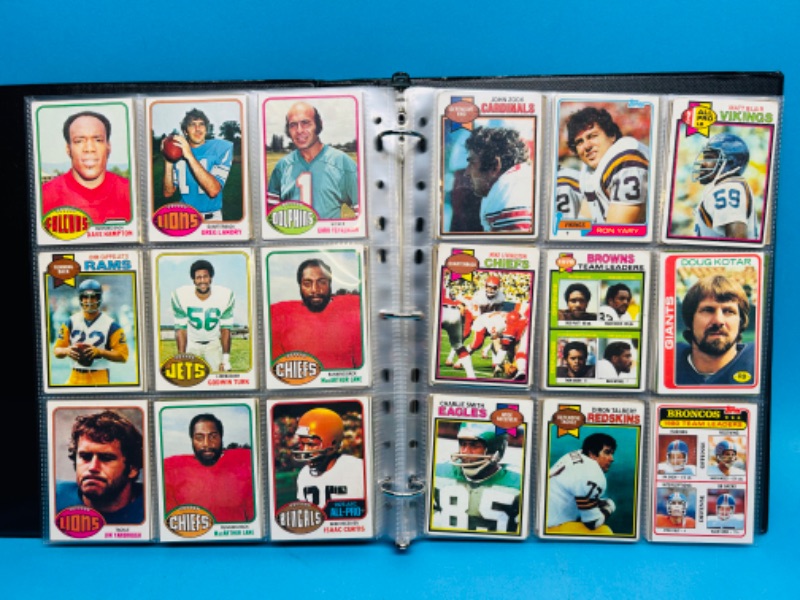 Photo 8 of 987383…243 mixed football cards from the 1970’s in binder- some may have wear from age 