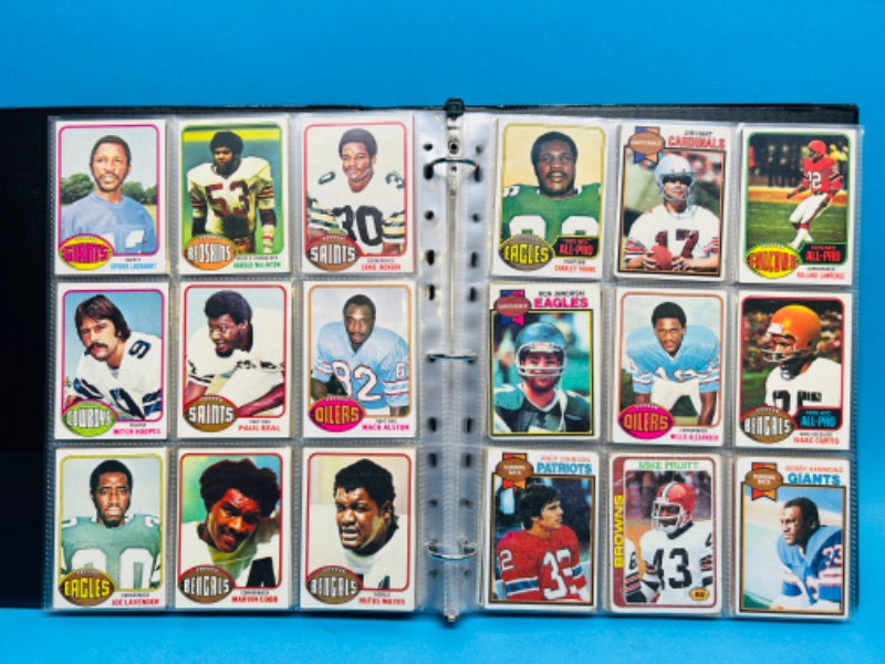 Photo 7 of 987383…243 mixed football cards from the 1970’s in binder- some may have wear from age 