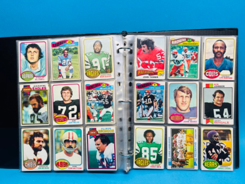 Photo 13 of 987383…243 mixed football cards from the 1970’s in binder- some may have wear from age 