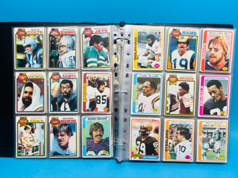 Photo 6 of 987383…243 mixed football cards from the 1970’s in binder- some may have wear from age 