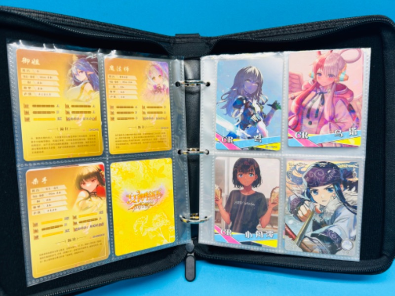 Photo 2 of 987385…60 Asian anime cards in binder-some holo