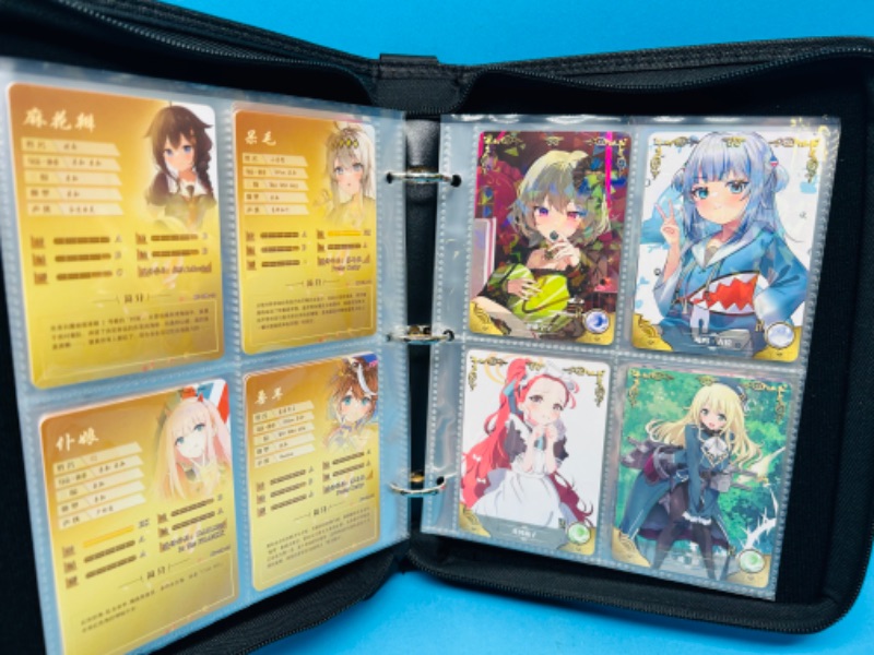 Photo 6 of 987385…60 Asian anime cards in binder-some holo