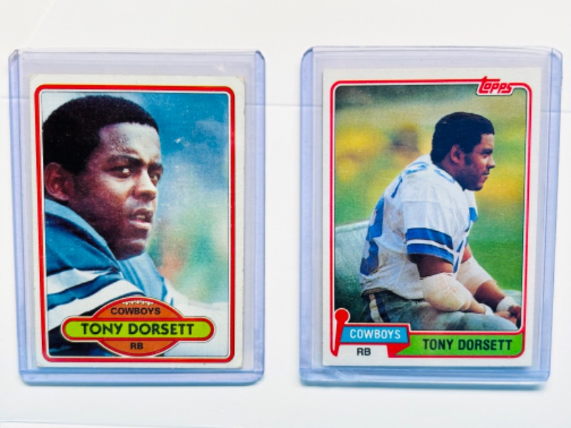 Photo 1 of 987386…2 Tony Dorset trading cards in hard plastic sleeves 