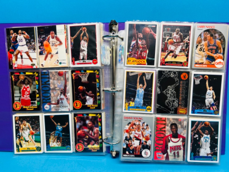 Photo 11 of 987421…378 mixed basketball trading cards in binder 